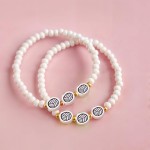 100 pièces de perles de volley-ball 9 mm/0,35'' en forme de balle de sport, breloques d'espacement souples faites à la main en argile polymère pour collier, bracelet, bijoux, boucles d'oreilles, pinces à cheveux, fournitures de fabrication artisanale, acc