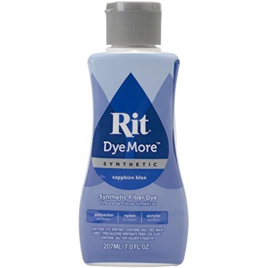 Rit Dye Rit Dye Plus synthétique 7oz-bleu saphir, autre, multicolore par Rit Dye
