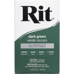 Poudre de colorant Rit vert foncé 3-35 ;