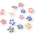 100 pièces de pierres précieuses décoratives marguerite |