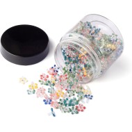 100 pièces de pierres précieuses décoratives marguerite |