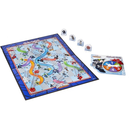 Hasbro Gaming Chutes et échelles : jeu de société Marvel Spider-Man Edition pour enfants de 2 à 4 joueurs, jeux préscolaires, cadeaux de Pâques pour garçons et filles, à partir de 3 ans (exclusivité Amazon)