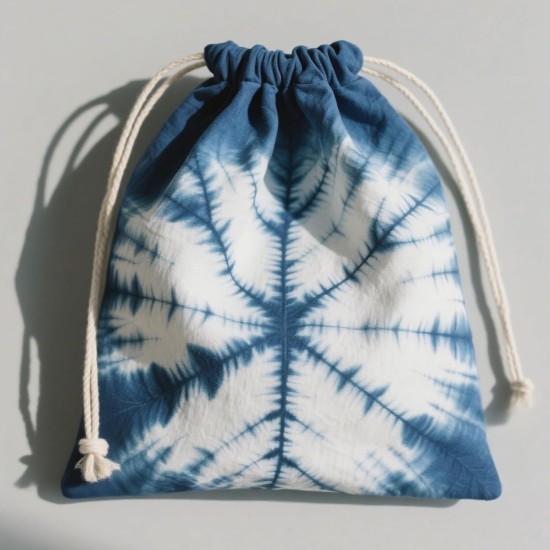 Lot de 18 accessoires de fête tie-dye, comprenant 6 sacs fourre-tout en coton blanc pour teinture, 6 sacs à cordon de serrage, 6 chouchous en coton blanc pour fête sur la plage.