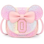 mibasies Porte-monnaie pour fille - Cadeaux d'anniversaire pour filles de 3 à 8 ans - Jouets pour 2 à 4 ans - Arc-en-ciel pailleté - Lettre O mibasies Porte-monnaie pour fille - Cadeaux d'anniversaire pour filles de 3 à 8 ans - Jouets pour 2 à 4 ans - Arc-en-ciel pailleté - Lettre O