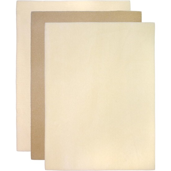 The Beadsmith Ensemble de tapis de perles – Tapis de travail double face, lot de 3, 27,9 x 35,6 cm chacun, lavables, sans plis, texture douce semblable à de la mousse