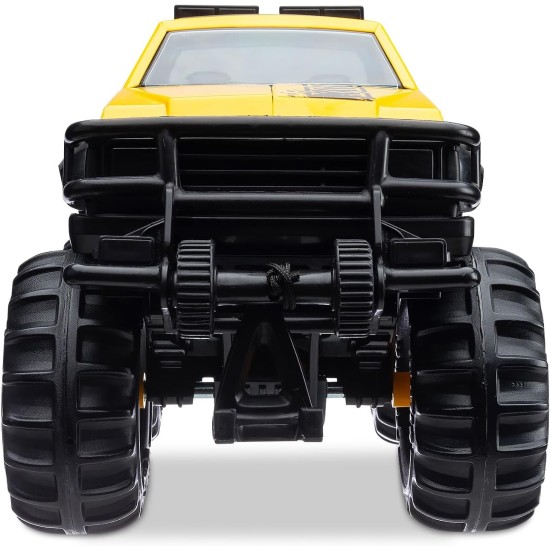 Tonka Steel Classics Camionnette 4x4 – Fabriqué en acier et en plastique robuste, camion de construction jaune, garçons et filles, enfants, tout-petits, à partir de 3 ans