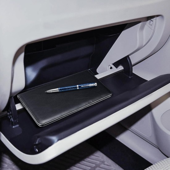 CoBak Support d'immatriculation et d'assurance de voiture – Boîte à gants de véhicule, organisateur de voiture, étui d'accessoires de compartiment de camion avec fermeture magnétique pour permis de conduire, cartes