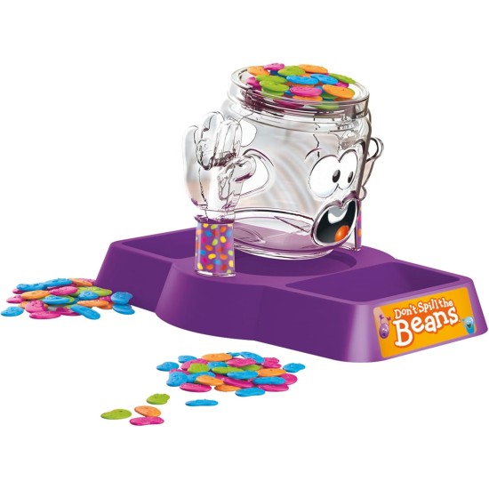 Hasbro Gaming Jeu Don't Spill The Beans pour enfants, jeu d'équilibre facile et amusant pour les enfants à partir de 3 ans, cadeaux de Pâques pour garçons et filles, jeux préscolaires pour 2 joueurs, jeux de société pour enfants