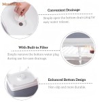 Lavabo pliable 9 L, bac à vaisselle pliable avec bouchon de vidange, lavabo pliable portable, évier de camping pour laver la vaisselle, lessive et la cuisine, gris