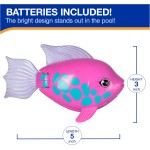 SwimWays Jouet poisson de récif arc-en-ciel, accessoires de natation et jouets aquatiques pour enfants, jouets d'apprentissage de la piscine pour enfants à partir de 5 ans, piles incluses, retourneur de thon SwimWays Jouet poisson de récif arc-en-ciel, accessoires de natation et jouets aquatiques pour enfants, jouets d'apprentissage de la piscine pour enfants à partir de 5 ans, piles incluses, retourneur de thon