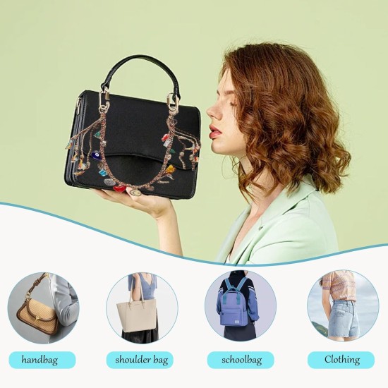 Chaîne perlée corde tressée porte-clés pour sac à main sac à dos accessoires pour sac sac à main accessoires pour femmes