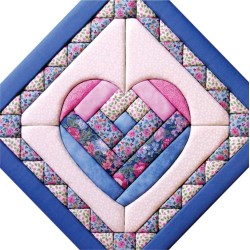 Kit de suspension murale sans couture Quilt-Magic - Coeur Kit de suspension murale sans couture Quilt-Magic - Coeur