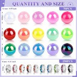 Lot de 320 perles pour stylos, perles focales de 14 mm et perles d'espacement en strass de 8 mm, adaptées pour les stylos, bracelets, porte-clés, fabrication de bijoux, perles acryliques arc-en-ciel, cadeaux de Noël Lot de 320 perles pour stylos, perles focales de 14 mm et perles d'espacement en strass de 8 mm, adaptées pour les stylos, bracelets, porte-clés, fabrication de bijoux, perles acryliques arc-en-ciel, cadeaux de Noël