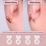 Lot de 32 + 200 fermoirs de boucles d'oreilles en silicone transparent pour supports de boucles d'oreilles lourdes, fermoirs de boucles d'oreilles en caoutchouc confortables pour gros clous, fermoirs de boucles d'oreilles de remplacement pour oreilles tom Lot de 32 + 200 fermoirs de boucles d'oreilles en silicone transparent pour supports de boucles d'oreilles lourdes, fermoirs de boucles d'oreilles en caoutchouc confortables pour gros clous, fermoirs de boucles d'oreilles de remplacement pour oreilles tom