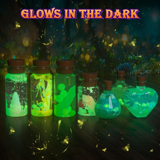 Kit de potions magiques pour filles – Kit de potions féeriques 22 potions, kit de mélange magique pour enfants de 6, 7, 8, 9, 10, 12 ans et plus, kit de fabrication de potions mystérieuses, kit d'artisanat, cadeaux, jouets pour Noël, Halloween, anniversai