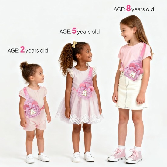 Cadeaux de Pâques pour enfants filles tout-petits, paniers de Pâques, sac à bandoulière rose initial pour enfants filles | Cadeaux de Pâques pour enfants filles tout-petits, paniers de Pâques, sac à bandoulière rose initial pour enfants filles |