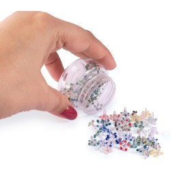 100 pièces de pierres précieuses décoratives marguerite | 100 pièces de pierres précieuses décoratives marguerite |