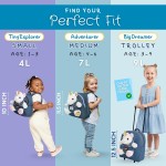 Naturellement KIDS Sac à dos pour tout-petits avec jouets licorne, cadeau d’anniversaire pour fille de 2 ans, garçon cadeau pour fille de 3 ans, jouet licorne pour tout-petits