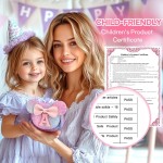 mibasies Porte-monnaie pour fille - Cadeaux d'anniversaire pour filles de 3 à 8 ans - Jouets pour 2 à 4 ans - Arc-en-ciel violet - Lettre E