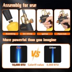 DOMINOX Tête de torche propane, tête de torche haute intensité, torche à gaz de démarrage, kit de torche à gaz pour propane, carte et gaz Mapp, torche à gaz Mapp pour le soudage, la cuisson (réservoir de gaz non inclus) DOMINOX Tête de torche propane, tête de torche haute intensité, torche à gaz de démarrage, kit de torche à gaz pour propane, carte et gaz Mapp, torche à gaz Mapp pour le soudage, la cuisson (réservoir de gaz non inclus)