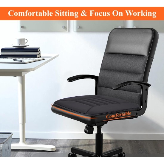 kingphenix Coussin de siège de voiture avec mousse à mémoire de forme confortable de 3,1 cm, coussin de siège pour voiture et chaise de bureau (noir) kingphenix Coussin de siège de voiture avec mousse à mémoire de forme confortable de 3,1 cm, coussin de siège pour voiture et chaise de bureau (noir)