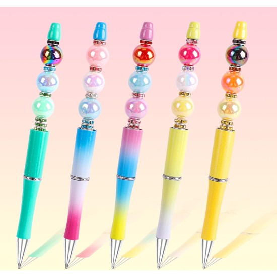 250 pièces de perles pour stylos-perles focales pour stylos perlés, perle acrylique pour stylo perlé, porte-clés de perles d'espacement, Bracelets artisanaux 250 pièces de perles pour stylos-perles focales pour stylos perlés, perle acrylique pour stylo perlé, porte-clés de perles d'espacement, Bracelets artisanaux