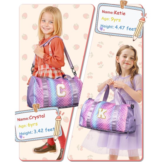 Trucs pour filles - Cadeaux d'anniversaire pour filles de 4, 5, 6, 7, 8, 9, 10, 11, 12, 13 ans, sac de sport avec compartiment à chaussures, sacs de danse avec pochette de maquillage, objets preppy pour petits-enfants (lettre E) Trucs pour filles - Cadeaux d'anniversaire pour filles de 4, 5, 6, 7, 8, 9, 10, 11, 12, 13 ans, sac de sport avec compartiment à chaussures, sacs de danse avec pochette de maquillage, objets preppy pour petits-enfants (lettre E)