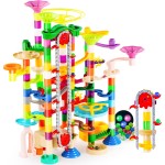 JOYIN 236 pièces piste de billes lumineuses avec ascenseur motorisé - blocs de construction jouets avec 30 billes en plastique phosphorescentes, jouet STEM pour garçons et filles, cadeau d'anniversaire, panier de Pâques JOYIN 236 pièces piste de billes lumineuses avec ascenseur motorisé - blocs de construction jouets avec 30 billes en plastique phosphorescentes, jouet STEM pour garçons et filles, cadeau d'anniversaire, panier de Pâques