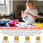 DUTOHAO Tie Dye Teinture Liquide, Colorants pour Tissus Concentrés Noirs, Colorants Créatifs de 3,5 Fl.oz pour la Maison pour les Arts et l'artisanat, l'art du Tissu DIY(Noir, 3,5 fl oz / 100 ml)