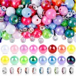 Lot de 320 perles pour stylos, perles focales de 14 mm et perles d'espacement en strass de 8 mm, adaptées pour les stylos, bracelets, porte-clés, fabrication de bijoux, perles acryliques arc-en-ciel, cadeaux de Noël Lot de 320 perles pour stylos, perles focales de 14 mm et perles d'espacement en strass de 8 mm, adaptées pour les stylos, bracelets, porte-clés, fabrication de bijoux, perles acryliques arc-en-ciel, cadeaux de Noël