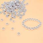 100 pièces de perles de volley-ball 9 mm/0,35'' en forme de balle de sport, breloques d'espacement souples faites à la main en argile polymère pour collier, bracelet, bijoux, boucles d'oreilles, pinces à cheveux, fournitures de fabrication artisanale, acc