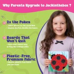 jackinthebox Poke Poke Art – Thème insectes, art et artisanat en tissu sans gâchis, kits de pressage de fleurs, cadeau pour enfants, cadeaux de Pâques pour filles et garçons âgés de 4 5 6 7 8 ans