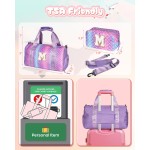 Trucs pour filles - Cadeaux d'anniversaire pour filles de 4, 5, 6, 7, 8, 9, 10, 11, 12, 13 ans, sac de sport avec compartiment à chaussures, sacs de danse avec pochette de maquillage, objets preppy pour petits-enfants (lettre E) Trucs pour filles - Cadeaux d'anniversaire pour filles de 4, 5, 6, 7, 8, 9, 10, 11, 12, 13 ans, sac de sport avec compartiment à chaussures, sacs de danse avec pochette de maquillage, objets preppy pour petits-enfants (lettre E)