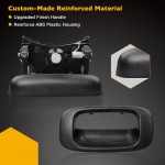 Loquet de poignée de hayon Gledewen et garniture de lunette avec clips de tige |