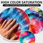 DUTOHAO Tie Dye Teinture Liquide, Colorants pour Tissus Concentrés Noirs, Colorants Créatifs de 3,5 Fl.oz pour la Maison pour les Arts et l'artisanat, l'art du Tissu DIY(Noir, 3,5 fl oz / 100 ml)