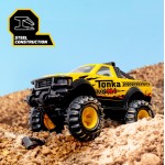 Tonka Steel Classics Camionnette 4x4 – Fabriqué en acier et en plastique robuste, camion de construction jaune, garçons et filles, enfants, tout-petits, à partir de 3 ans