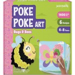 jackinthebox Poke Poke Art – Thème insectes, art et artisanat en tissu sans gâchis, kits de pressage de fleurs, cadeau pour enfants, cadeaux de Pâques pour filles et garçons âgés de 4 5 6 7 8 ans