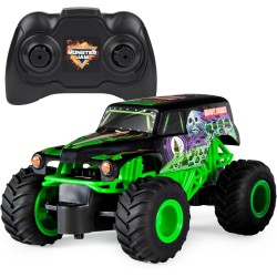 Monster Jam, Monster Truck télécommandé officiel Grave Digger, échelle 1:24, 2,4 GHz, jouets pour enfants pour garçons et filles à partir de 4 ans