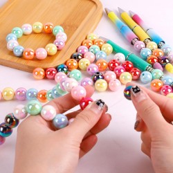 250 pièces de perles pour stylos-perles focales pour stylos perlés, perle acrylique pour stylo perlé, porte-clés de perles d'espacement, Bracelets artisanaux 250 pièces de perles pour stylos-perles focales pour stylos perlés, perle acrylique pour stylo perlé, porte-clés de perles d'espacement, Bracelets artisanaux