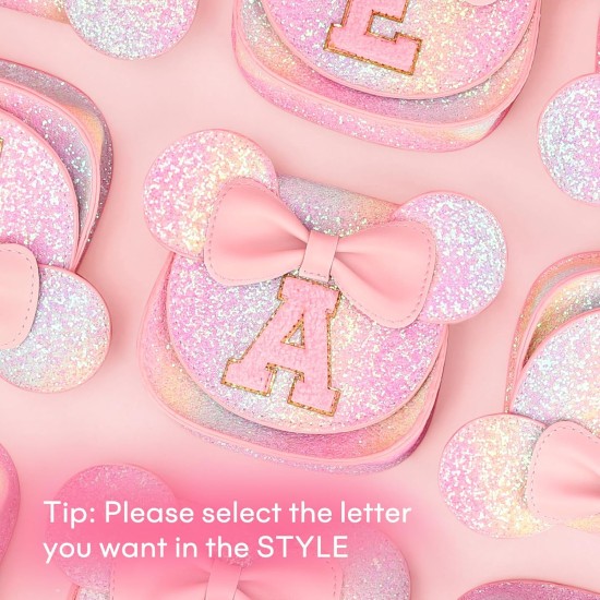 mibasies Porte-monnaie pour fille - Cadeaux d'anniversaire pour filles de 3 à 8 ans - Jouets pour 2 à 4 ans - Arc-en-ciel pailleté - Lettre O mibasies Porte-monnaie pour fille - Cadeaux d'anniversaire pour filles de 3 à 8 ans - Jouets pour 2 à 4 ans - Arc-en-ciel pailleté - Lettre O