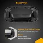 Loquet de poignée de hayon Gledewen et garniture de lunette avec clips de tige |