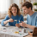 Pince à bijoux 2 en 1 et outil de bouclage de fil, pince de fabrication de bélière en acier à haute teneur en carbone avec mâchoires réglables de 2 à 9 mm, fournitures professionnelles pour la fabrication de bijoux