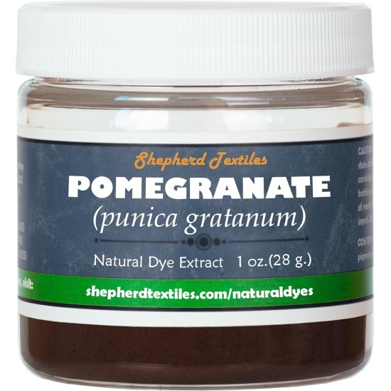 Extrait de grenade, colorant naturel et tanin, 1 oz.