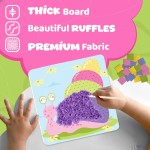 jackinthebox Poke Poke Art – Thème insectes, art et artisanat en tissu sans gâchis, kits de pressage de fleurs, cadeau pour enfants, cadeaux de Pâques pour filles et garçons âgés de 4 5 6 7 8 ans