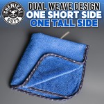 Chemical Guys Lot de 3 serviettes en microfibre de qualité professionnelle pour voitures, bleues, 40,6 x 40,6 cm, ultra douces et sans rayures pour camions, motos et plus encore