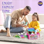 FunKidz Fidget Box pour filles et garçons, pack de jouets sensoriels mystère pour soulager le stress, cadeaux de fête pour enfants, prix de classe, voyage, camping avec étui portable