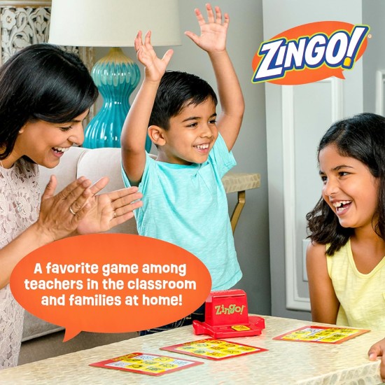 Jeu préscolaire primé ThinkFun Zingo Bingo pour les pré-lecteurs et les premiers lecteurs de 4 ans et plus - L'un des jeux de société les plus populaires pour les garçons et les filles et leurs parents (97700)