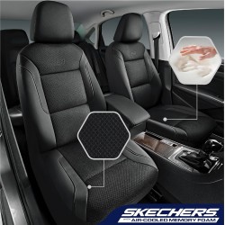 Skechers Housses de siège en mousse à mémoire de forme pour homme, housses de siège de voiture épaisses en maille Air Cool, housses de siège de voiture compatibles avec les airbags avant, confort automobile universel pour la plupart des voitures, camionne Skechers Housses de siège en mousse à mémoire de forme pour homme, housses de siège de voiture épaisses en maille Air Cool, housses de siège de voiture compatibles avec les airbags avant, confort automobile universel pour la plupart des voitures, camionne