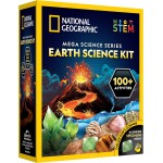 National Geographic Earth Science Kit – Plus de 100 expériences et activités scientifiques pour enfants, culture de cristaux, kit scientifique sur les volcans, collection de roches, jouet de projet STEM pour garçons et filles (exclusivité Amazon)