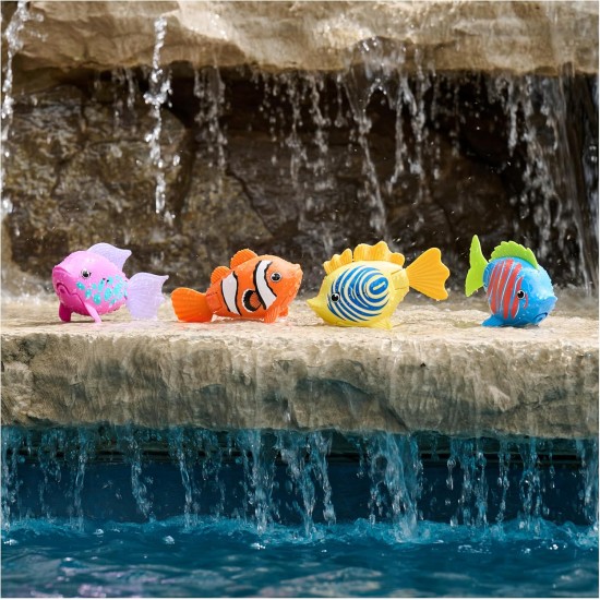 SwimWays Jouet poisson de récif arc-en-ciel, accessoires de natation et jouets aquatiques pour enfants, jouets d'apprentissage de la piscine pour enfants à partir de 5 ans, piles incluses, retourneur de thon SwimWays Jouet poisson de récif arc-en-ciel, accessoires de natation et jouets aquatiques pour enfants, jouets d'apprentissage de la piscine pour enfants à partir de 5 ans, piles incluses, retourneur de thon
